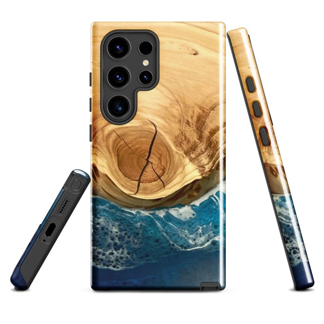Stylish Dual-Layered Phone Cases - Image of Original Wood and Epoxy Resin Artwork | Rusted Element Design Stylish Dual-Layered Phone Cases - Image of Original Wood and Epoxy Resin Artwork | Rusted Element Design