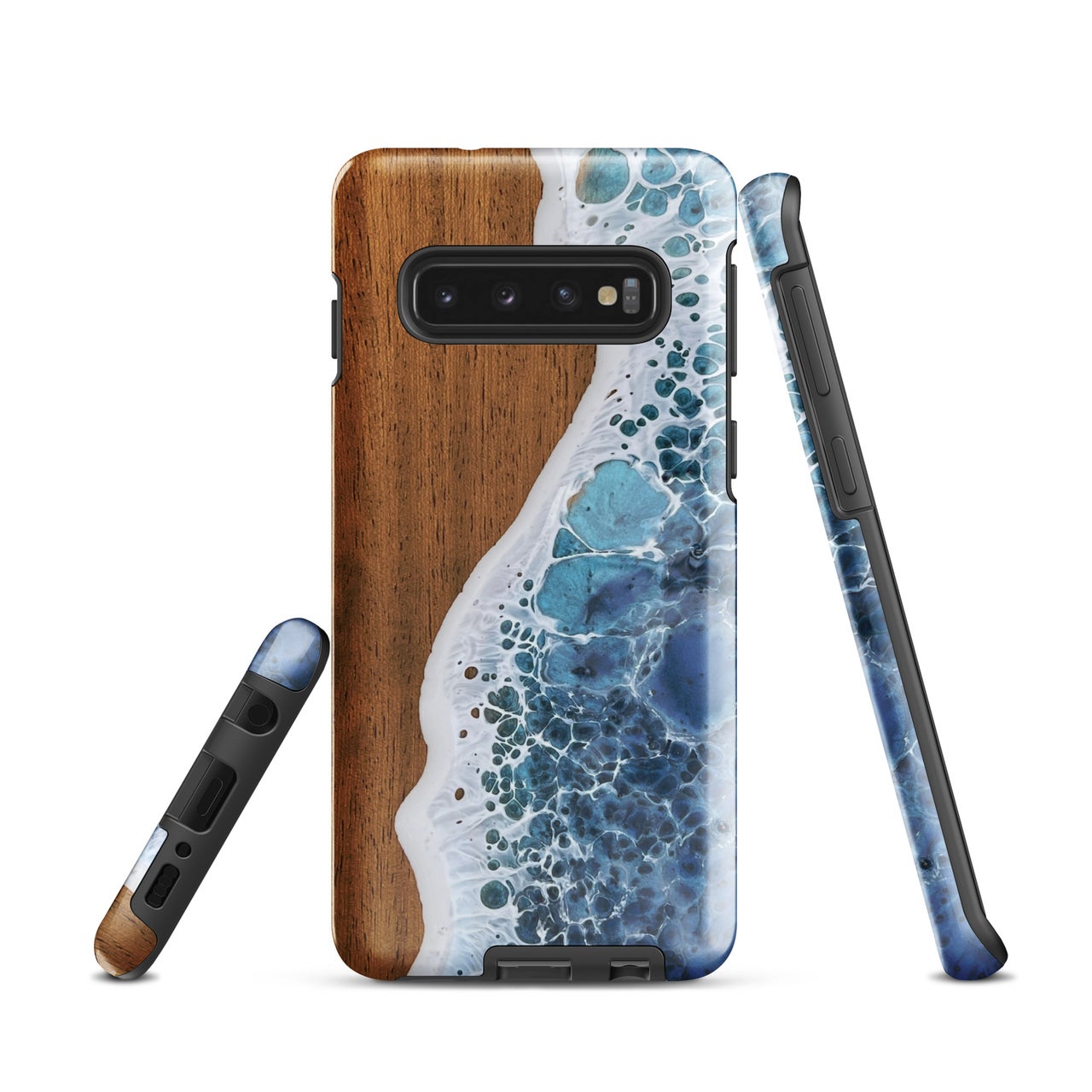Stylish Dual-Layered Phone Cases - Image of Original Wood