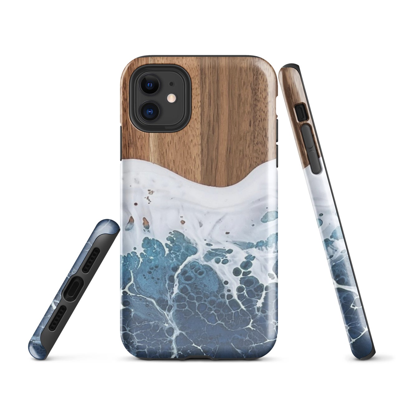 Stylish Dual-Layered Phone Cases - Image of Original Wood and Epoxy Resin Artwork | Rusted Element Design Stylish Dual-Layered Phone Cases - Image of Original Wood and Epoxy Resin Artwork | Rusted Element Design
