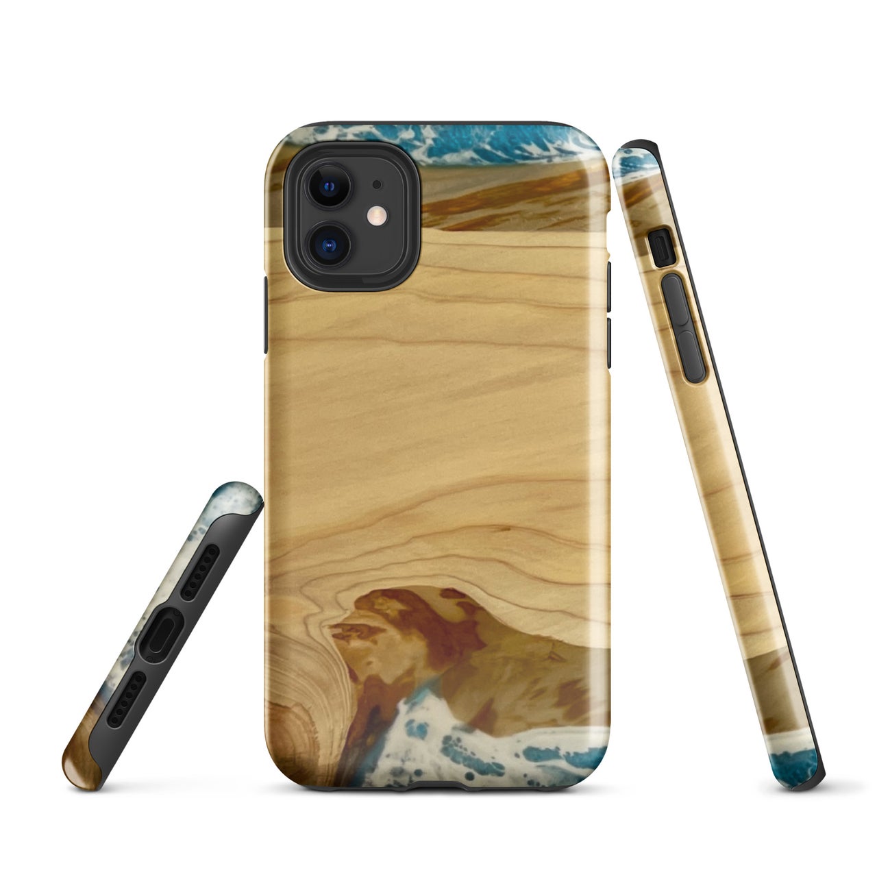 Stylish Dual-Layered Phone Cases - Image of Original Wood and Epoxy Resin Artwork | Rusted Element Design Stylish Dual-Layered Phone Cases - Image of Original Wood and Epoxy Resin Artwork | Rusted Element Design