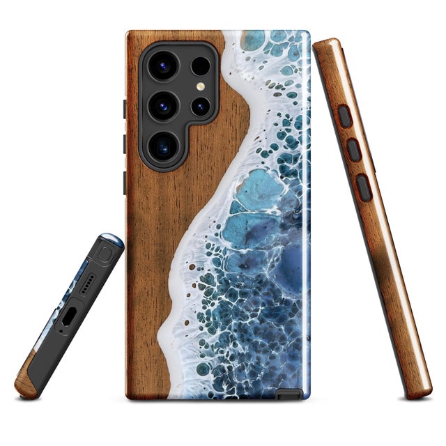 Stylish Dual-Layered Phone Cases - Image of Original Wood and Epoxy Resin Artwork | Rusted Element Design Stylish Dual-Layered Phone Cases - Image of Original Wood and Epoxy Resin Artwork | Rusted Element Design